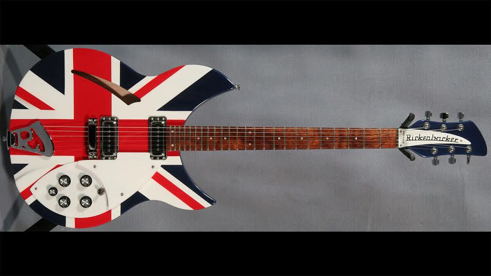 Rickenbacker 330 Repainted with Union Jack Graphic