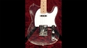 Galveston Clear Acrylic T Style Guitar Sold