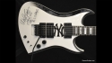Washburn USA CS DD NY Yankees Owned by Paul Crook (Meatloaf) & Signed by Wade Boggs