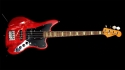 Fender Jaguar Bass 2007 Transparent Red Sold