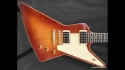 Gibson Explorer E2 1982 Flameed Maple Top Sunburst Sold