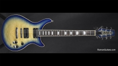 Baker B1 Quilted Maple Top Transparent Blueburst 2