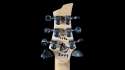 Quicksilver Transparent Blackburst Flamed Maple 07795