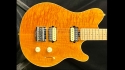 Ernie Ball Music Man Axis Super Sport HH Hardtail Quilted Transparent Gold