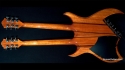 BC Rich Double Neck Bich Natural Quilt Sold