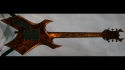 BC Rich NJ Series Warlock Brown Marbelized Tribal Sold