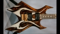 BC Rich NJ Series Warlock Brown Marbelized Tribal Sold