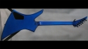 Jackson Kelly Metallic Blue w/Black Pins San Dimas Era Sold