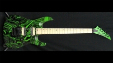 Jackson DK2M Pro Series Black & Green Multi-Colot Swirl Sold
