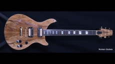 Baker B1 Flamed Spalted Maple Top Natural Sold