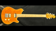 Ernie Ball Music Man Axis Super Sport HH Hardtail Quilted Transparent Gold