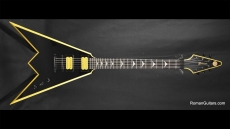 Abstract Vampire Tooth Guitar