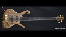 Abstract Scroll Bass 5 String