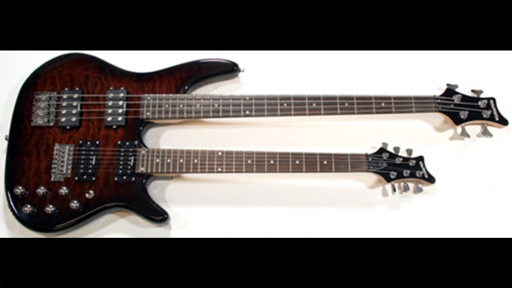 Galveston Doubleneck Guitar & Bass Sold