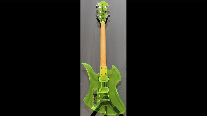 B.C Rich Mockingbird Acrylic Green アクリル Ed Roman Guitars