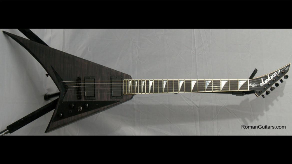 Jackson Custom Select RR1T Transparent Black with Black Bevels Sold
