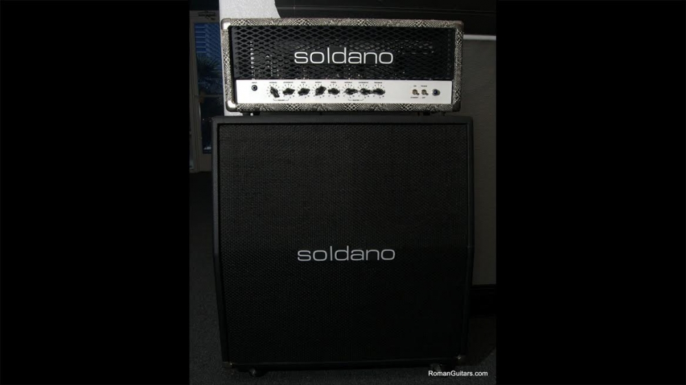 Soldano Hot Rod 50 Plus Snakeskin & 412 Cabinet Sold
