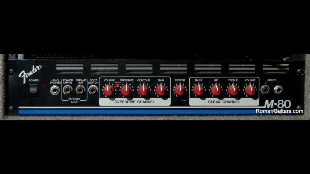 Fender M-80 Pro Rack Mounted Head Sold