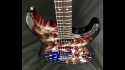 Fender Stratocaster with Roman Custom USAF Graphic Sold