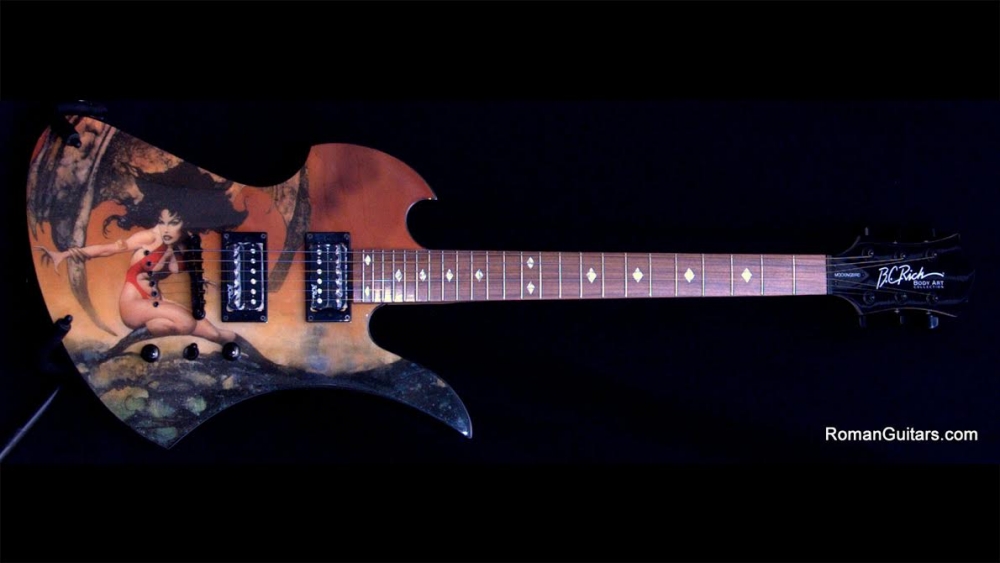 BC Rich Mockingbird Body Art Collection Vampirella Sold