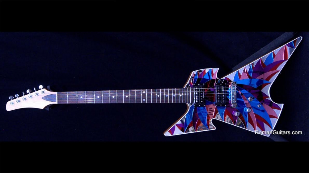 Roman Abstract Heavens on Fire Mirror Top Customer Build Sold