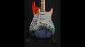 Fender Stratocaster with Crash Style Custom Art