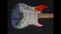 Fender Stratocaster with Crash Style Custom Art
