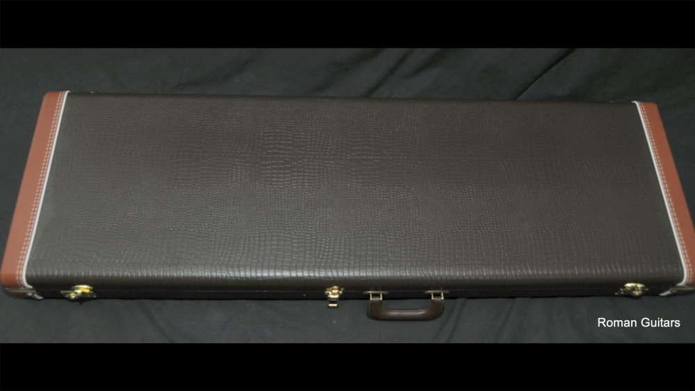 Mosrite Mark I Hard Shell Vintage Brown Gator Bass Case