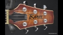 Baker B1 Quilted Maple Top Amber Sunburst