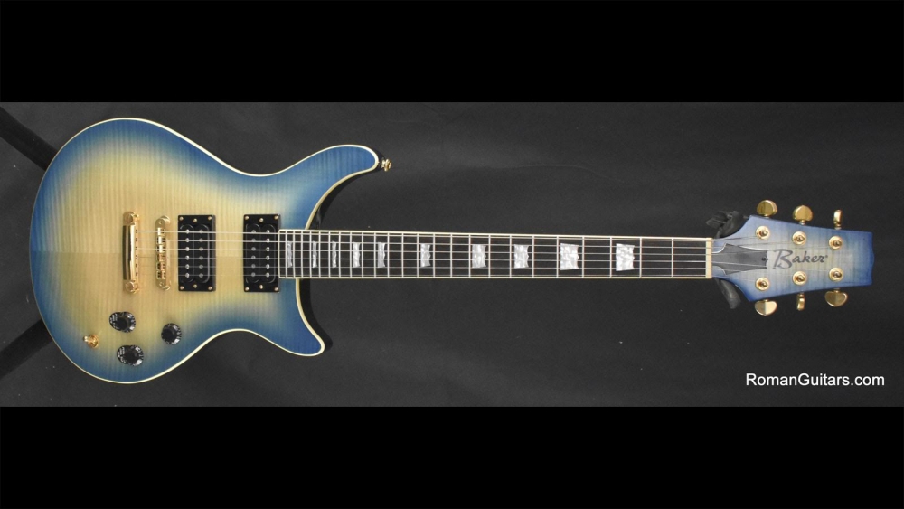 Baker B1 Flamed Maple Top Blueburst