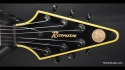 Abstract Vampire Tooth Guitar