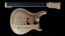 HT-10 Arched Top Double Cut Style Economy Guitar Kit by Saga