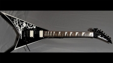 Jackson RR5FR 30th Anniversary Black with White Graphic Sold