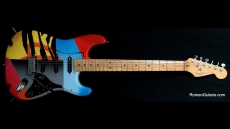 Fender Stratocaster Plus with Custom Graphic Sold