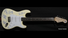 Squier by Fender Stratocaster Signed by The Rolling Stones