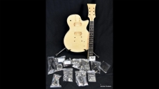LC-10 Arched Top Single Cut Style Economy Guitar Kit by Saga
