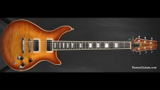 Baker B1 Quilted Maple Top Amber Sunburst