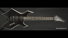BC Rich Warlock Metallic Black with Gray Bevels Sold