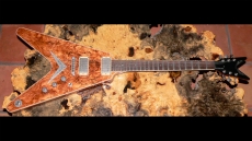 Dean Spalted V Guitar Sold