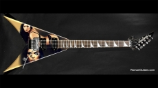 Jackson King V with Custom Graphic